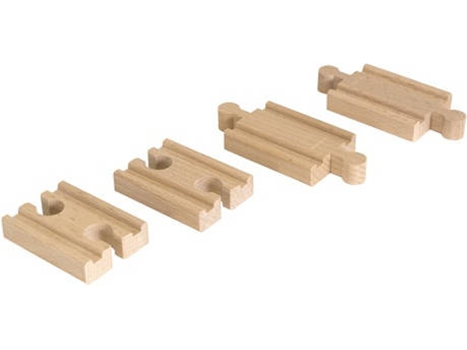 Pieza para Pista Ferroviaria BRIO Mini Straight Track pack