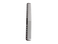 Peine De Pelo De Aluminio Antiestático Para Peluqueros Cortar Pelo Acero Inoxidable Resistente Al Calor Corto Negro