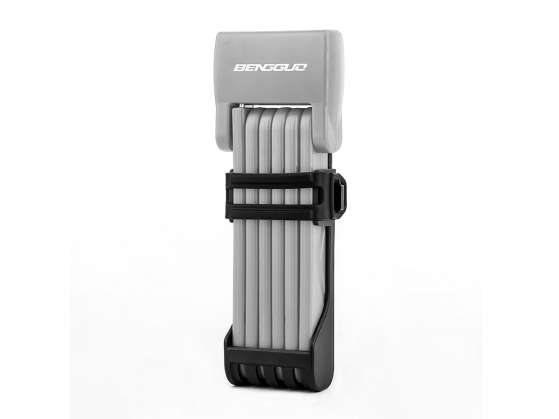 Jinwei-candado Plegable Portátil Para Bicicleta Moto Con Cubierta Abs Seguridad Fuerte Fácil De Llevar 76.7cm Extendido