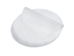 Rebe - 100 hojas redondas de papel de hornear antiadherente, impermeable y resistente al calor para pasteles, galletas y pan.