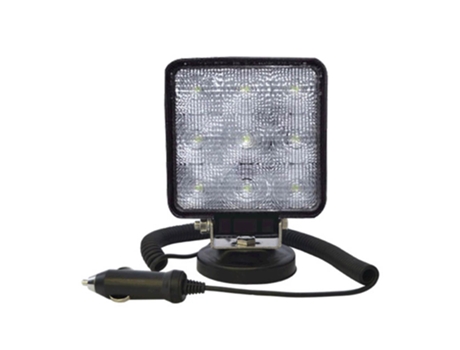 FAROL AUXILIAR LED, QUADRADO, LUZ DISPERSA, BASE MAGNETIZADA JBM