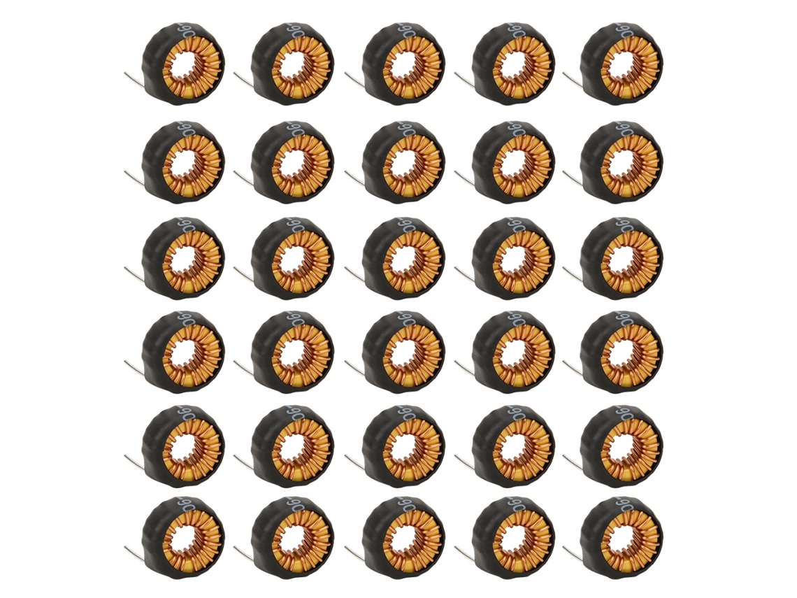 30 Inductores Toroidales Horizontales De Cobre De 15 Μh Y 6 A Para Placas Pcb 5026