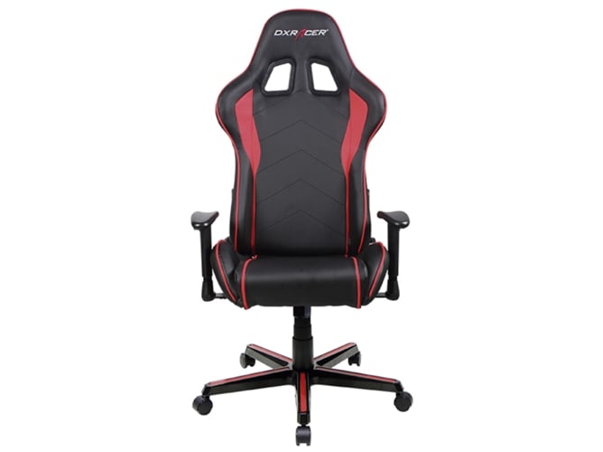 Silla Gaming DXRACER Formula (Hasta 90.7 kg - Elevador a Gas Clase 4 - Negro y Rojo)