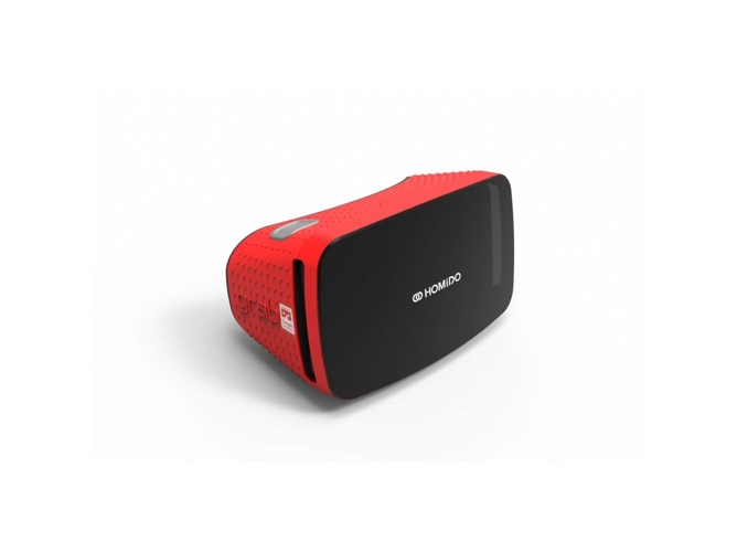 Homido Casco De realidad virtual iosandroid azul gafas y auriculares vr grab rojo