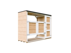 Cobertizo Jardín Para Cubos Basura 2x240l M981a-harvest Honey