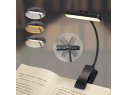 Doble fila de 24 luces de lectura LED, carga tipo C, 3 modos de iluminación Siurn