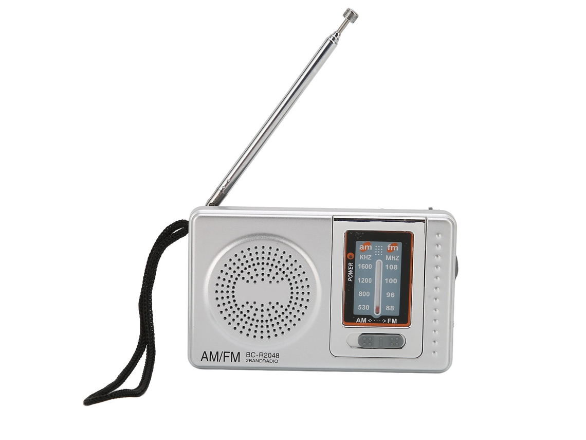 Rádio Portátil Am Fm Com Chip Dsp Transistor Alto-falante Integrado Para Casa Viagem Emergência