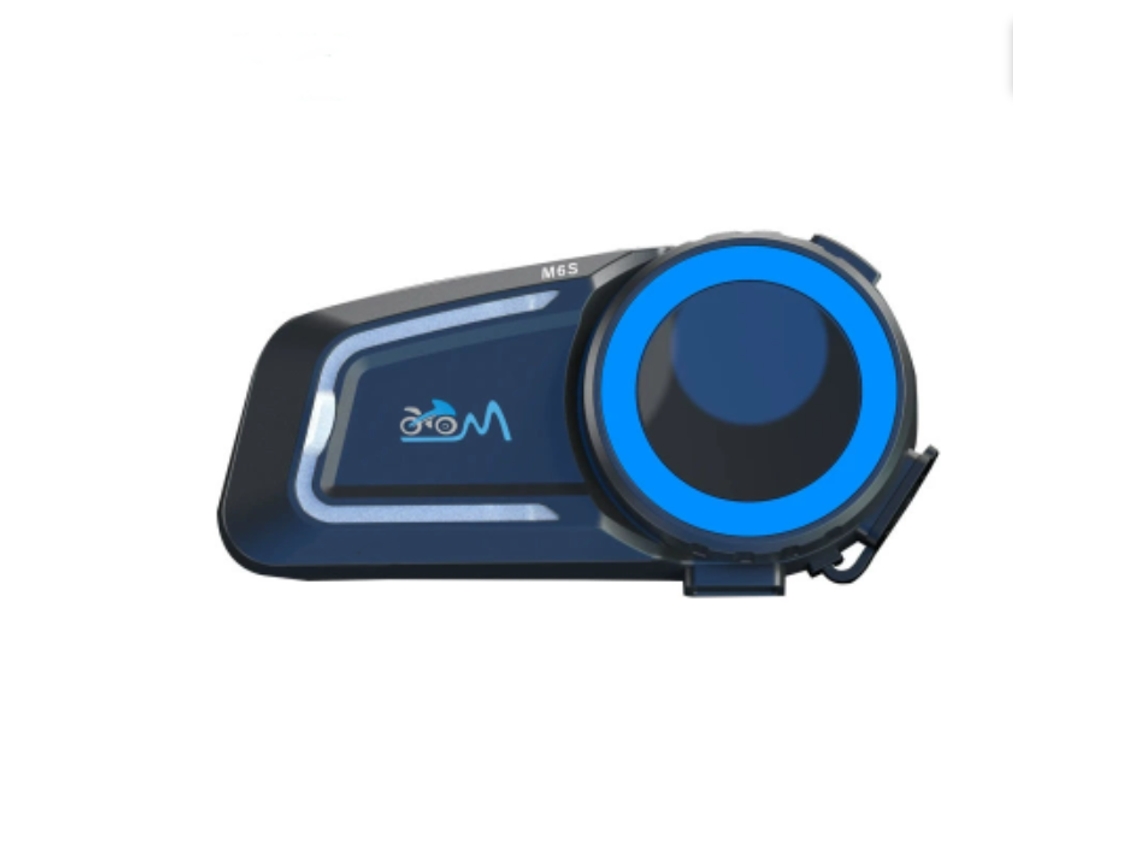 Auriculares Intercomunicador Sistema Comunicación Chronus Bluetooth Negro
