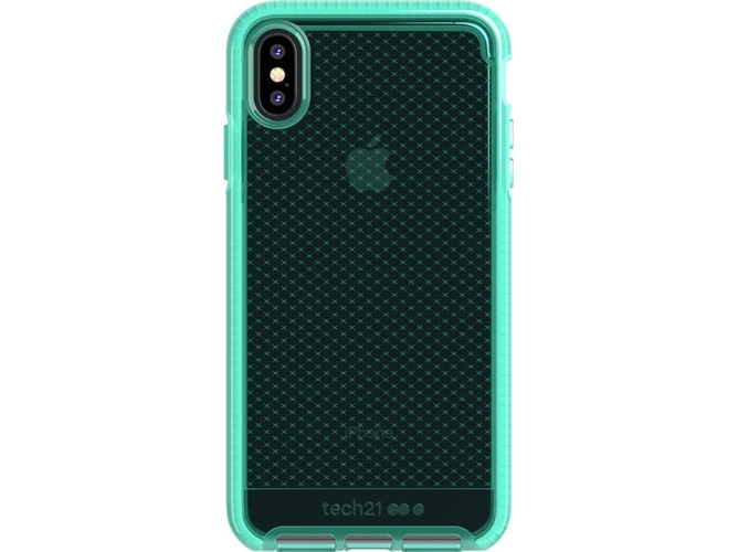 Funda iPhone XS Max TECH21 Evo Check Verde
