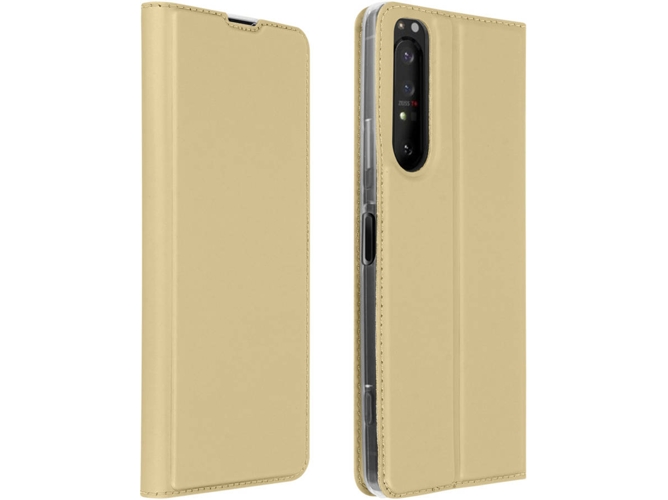 Funda Sony Xperia 1 2 AVIZAR Fólio Dorado