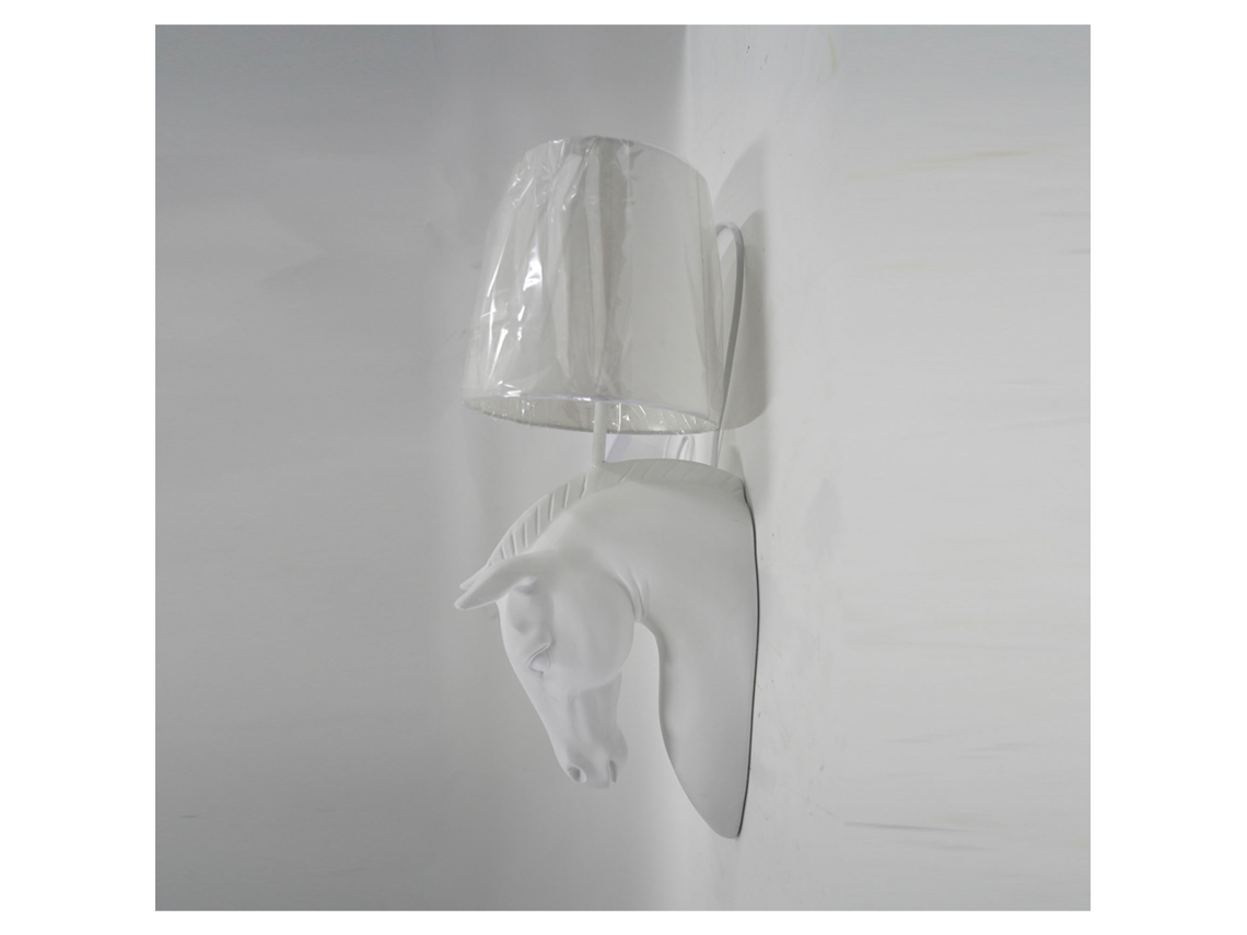 Lampara Aplique Resina Caballo 18x21,5x50,5cm
