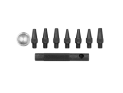 Juego De Brocas Para Cuero Diy Con Cabezal Intercambiable, Acero De 2-5 Mm, Herramienta Para Manualidades