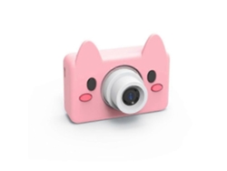 Cámara digital TAISHENGDA 1080p para niños con pantalla LCD HD de 2.0'' y mini cámara réflex digital con diseño de conejo.