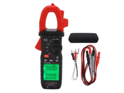 Pinza Amperimétrica Digital Inteligente De Alta Precisión Con Pantalla Lcd Retroiluminada Para Medición De Corriente Ca/cc Y Resistencia.