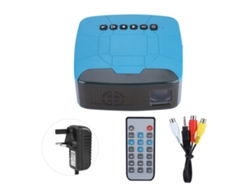Proyector Mini Hd 1080p Con Batería Integrada Lcd Y Ajuste Óptico De Trapecio