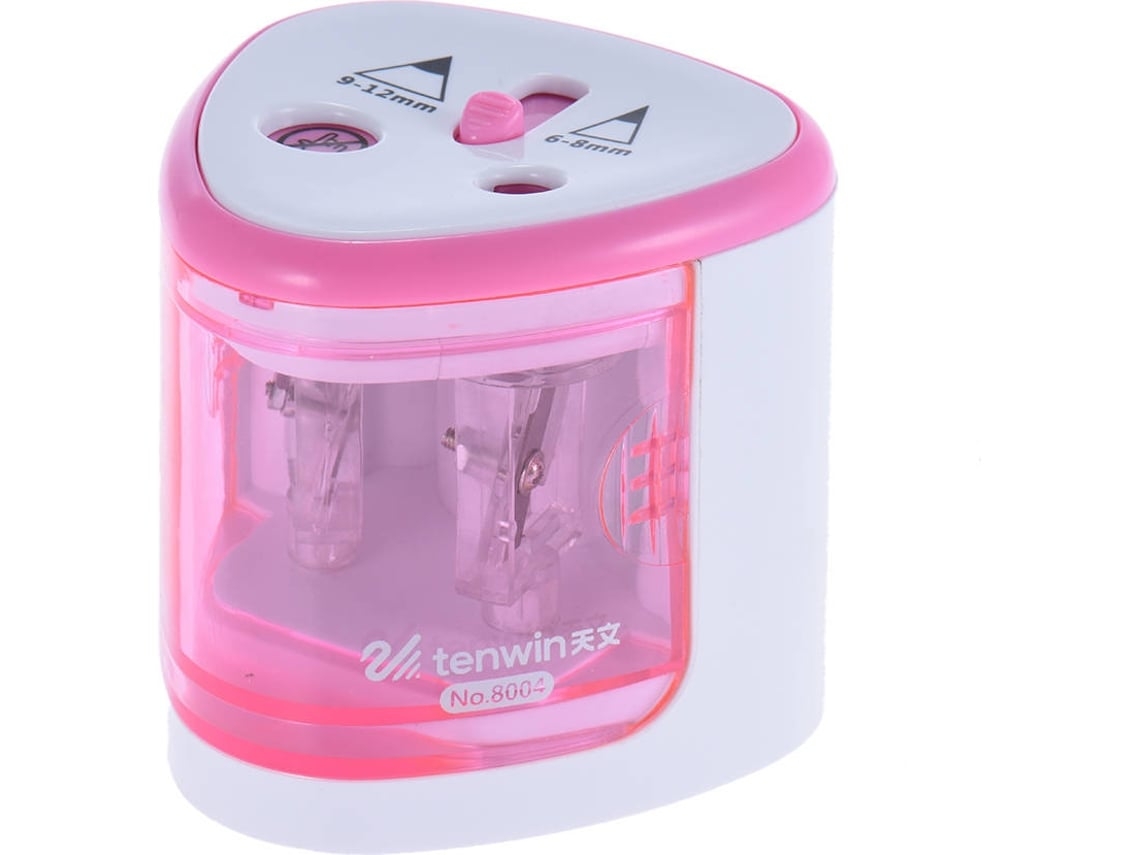 Cortador de bolígrafos eléctrico rosa*
