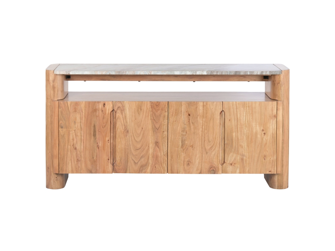Buffet Acacia Marmol Natural 160x40x80cm
