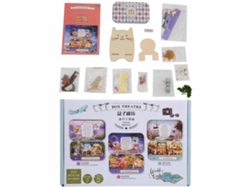 2026-caja Casita De Muñecas De Madera Diy Con Luces Led Regalo De Cumpleaños Navidad Juguete Para Niños Q-011