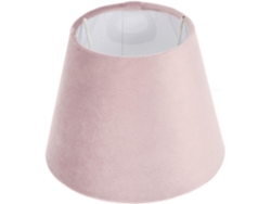 Tambor De Terciopelo Blanco Con Forro De Tela, Compatible Con E27e14, Cilíndrico Rosa De 17 Cm, Accesorio