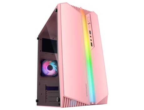 Caja de PC MARS GAMING Micro-ATX Ultra-Compacta MCS1P (Rosa)