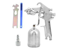 Kit De Pistola De Pintura Neumática De Alimentación Por Gravedad Estilo Americano Con Depósito Superior, Punta De 1,3 Mm, Herramienta Neumática W-71