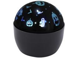Proyector LED giratorio de Halloween 9x9x9 cm