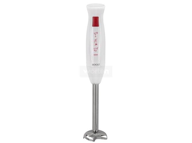 Batidora de Mano SOGO BAT-SS-14220 (400 W - Blanco)