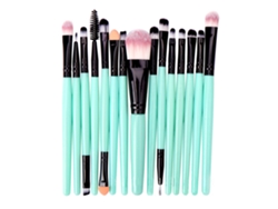 Set de brochas de maquillaje profesionales para base y sombras de ojos