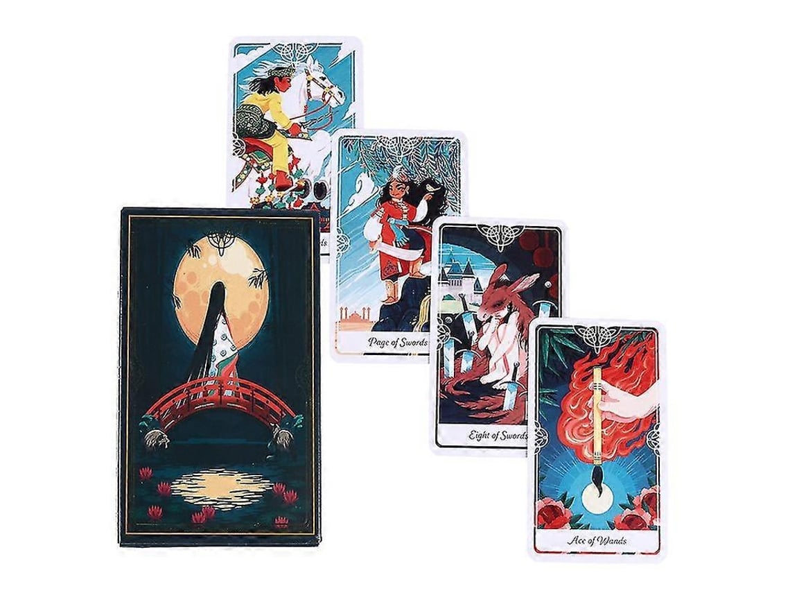 Juego de mesa de cartas del Tarot de la adivinación del destino de la profecía divina