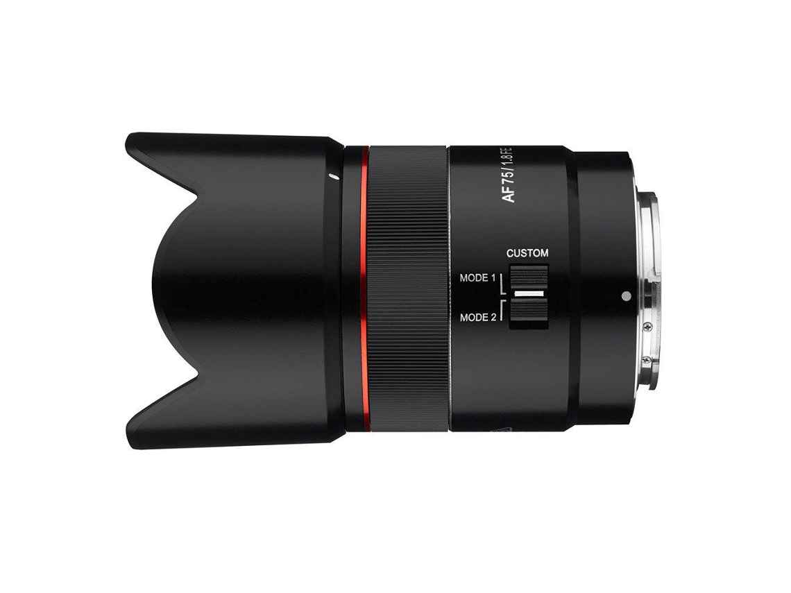 Objetivo SAMYANG 1.8/75 Fe Sony