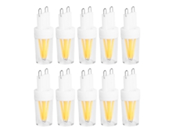 10 Bombillas Led G9 De 2w Y 230v Con Base De Dos Pines Para Iluminación Residencial Y Comercial.
