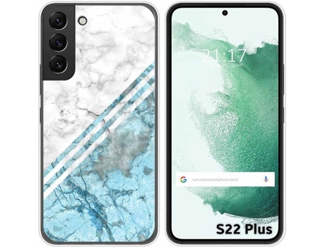 Carcasa Samsung Galaxy S22 Plus 5G TUMUNDOSMARTPHONE Dibujos Mármol 02 Multicolor