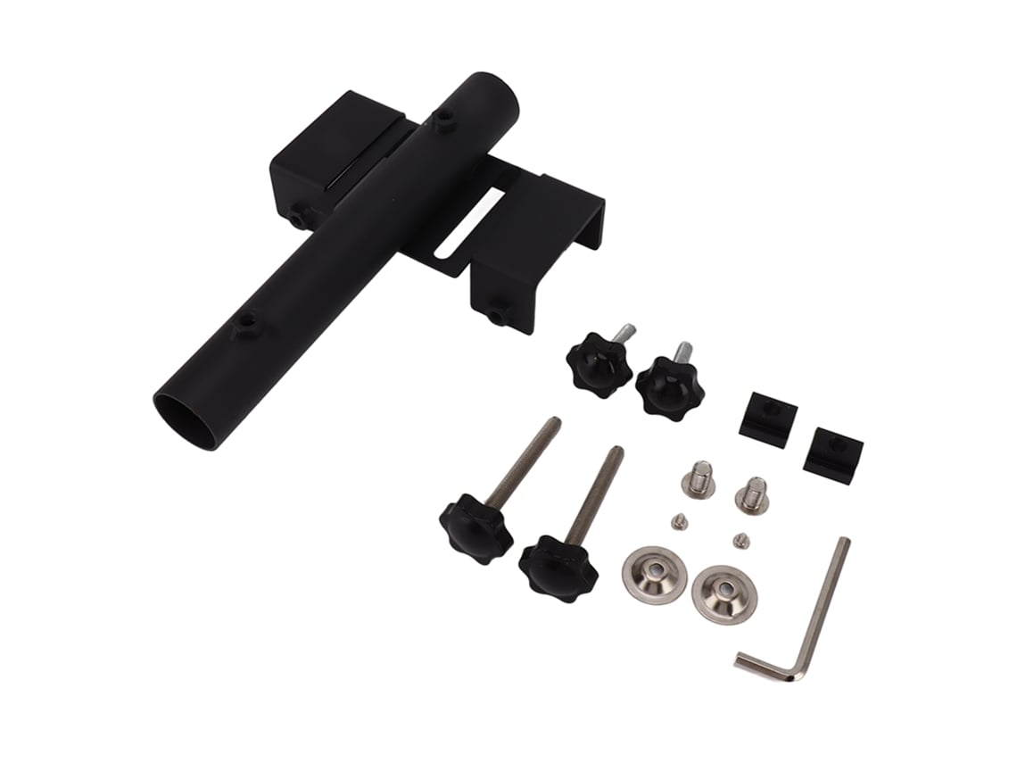Soporte Universal De Acero Para Mástil De Bandera Para Camionetas Pickup Con Montaje Firme, Color Negro.
