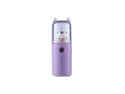 Linjou Spray Facial Recargable Portátil Hidratación De La Piel Morado 30ml