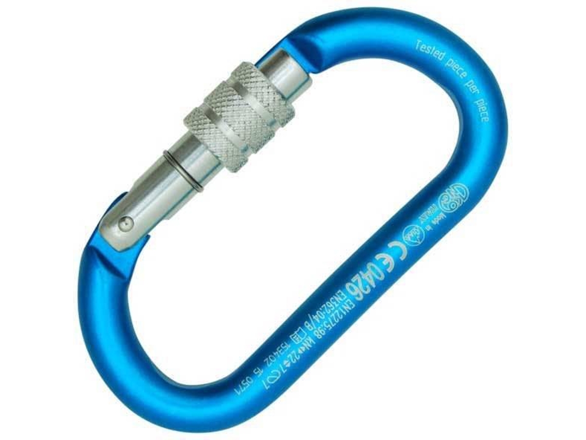 Mosquetón de Escalada KONG Oval Alu Classic (Azul - Talla Única)