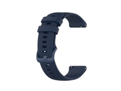Pulsera de silicona con estampado a cuadros para Samsung Galaxy Gear Sport (42 mm) - Azul