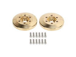 Pesas de latón para ruedas de 1,9 a 2,2 pulgadas, adaptador de cubo hexagonal para coche de control remoto (6 mm)