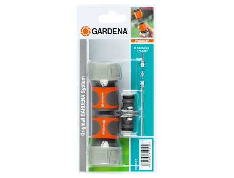 Acoplamiento de manguera Negro, Gris, Naranja 2 pieza(s) GARDENA 18284-26