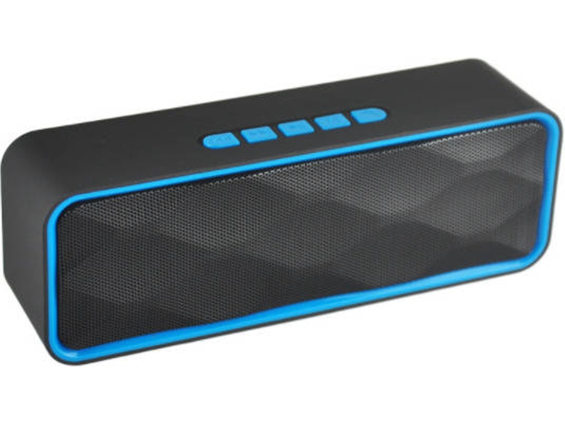 Altavoz Bluetooth YDCY 0827H1 (Autonomía: Hasta 12 h - Azul)