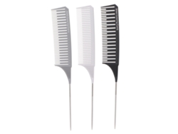 3pcs Peine De Partición Set Herramientas Profesionales Para Peluquerías Barbabershop