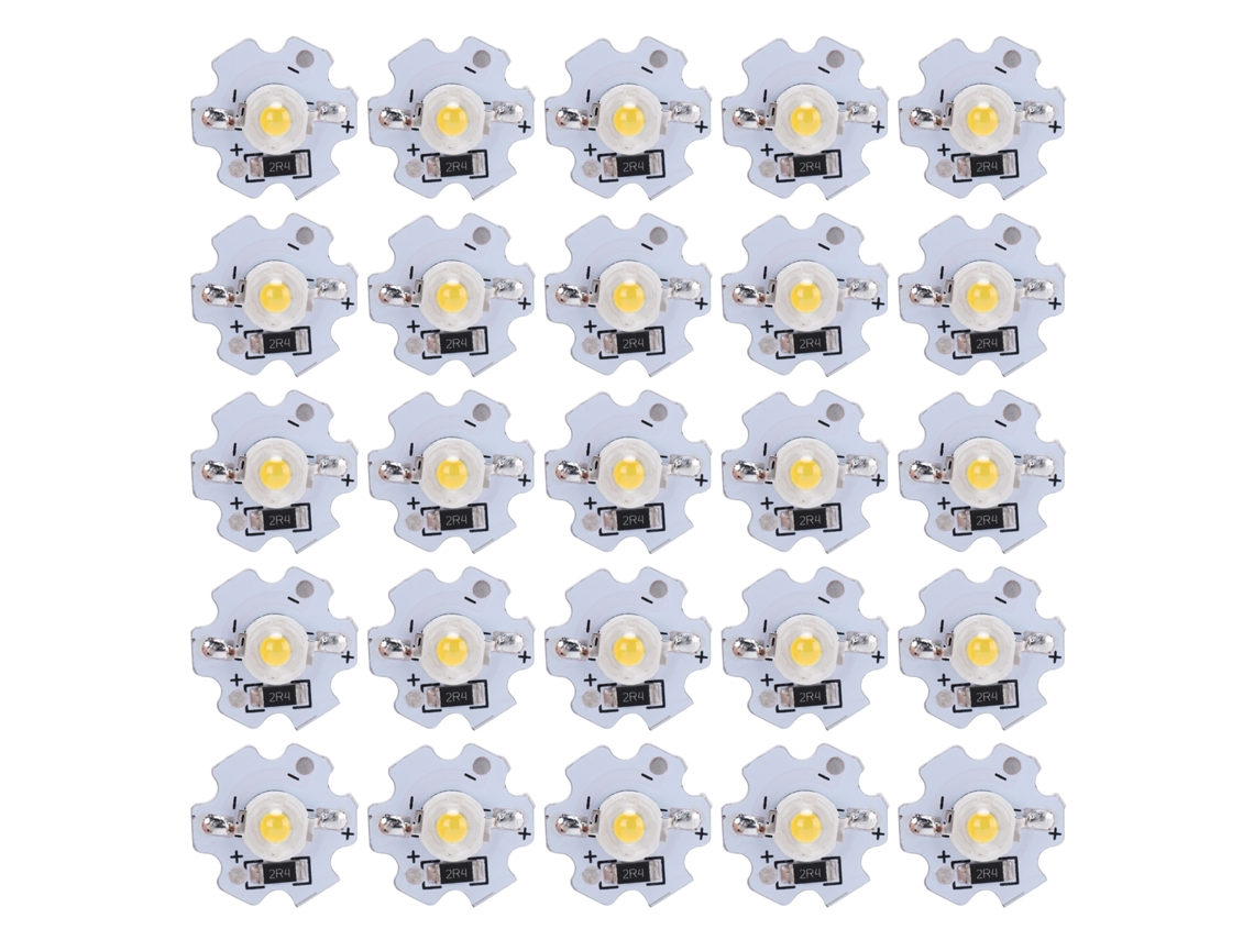 Yncm2026-25 Piezas Chips Led De 5v 3w 200lm Perlas Lámpara Led Luz Natural 4000‑4500k Para Fixtures De Iluminación Diy