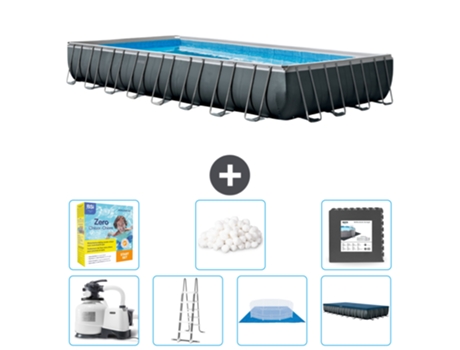 Piscina Tubular INTEX 26374GN-CB49 (54368 L - 488x132cm)