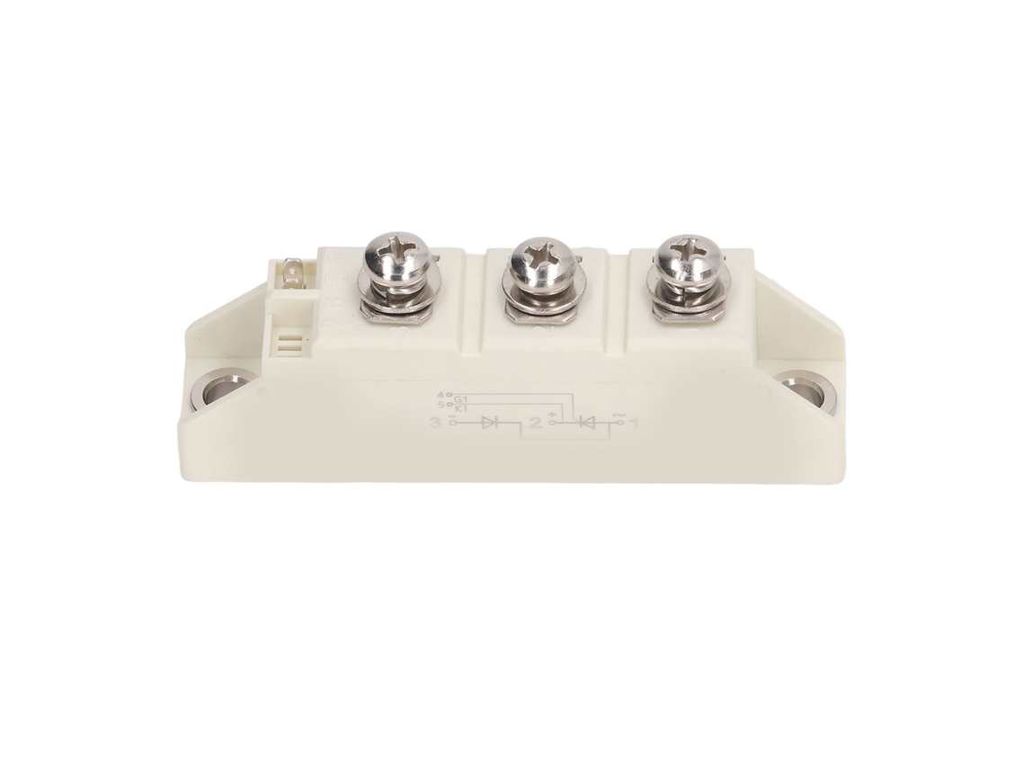 Módulo Tiristor De Aislamiento Cc Controlado Medio Diodo 106a 1600v Componentes Electrónicos Blanco