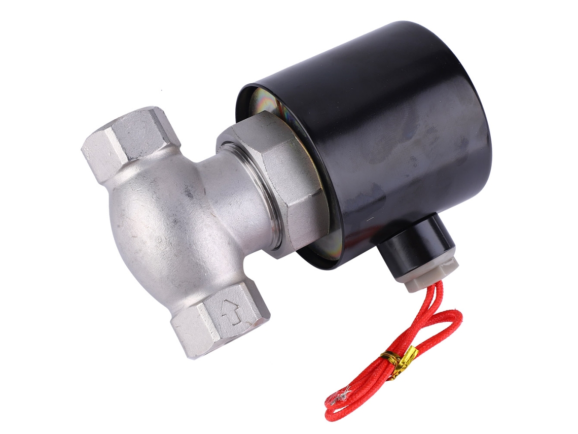 Electroválvula de diafragma eléctrica de 2 vías, 1,6 MPa, 110 V CA