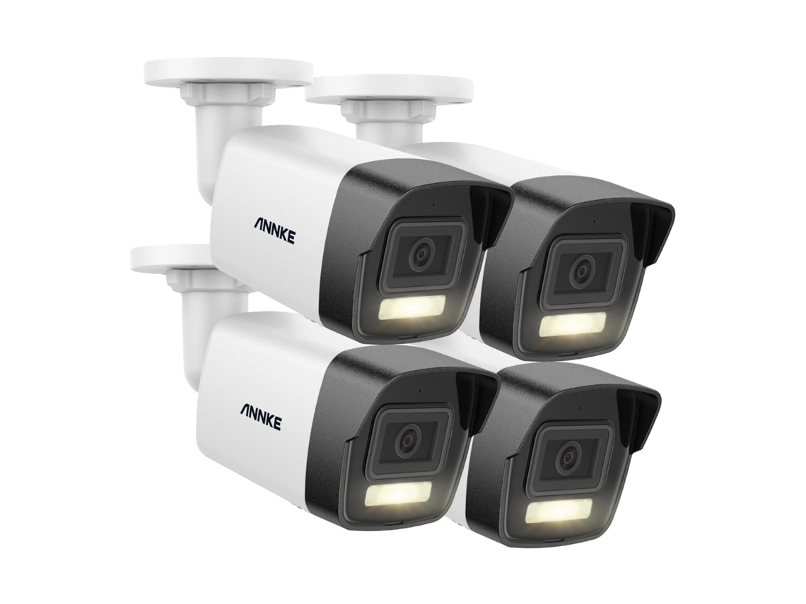 Cámara de seguridad, resolución de 12 MP, luz dual inteligente, clasificación IP67, 4 cámaras OEM