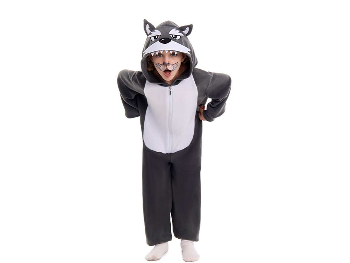 Disfraz de Lobo Gris para niños