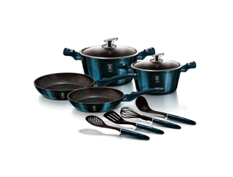 Baterías de Cocina BERLINGER HAUS (24cm - Aluminio Forjado - Azul)