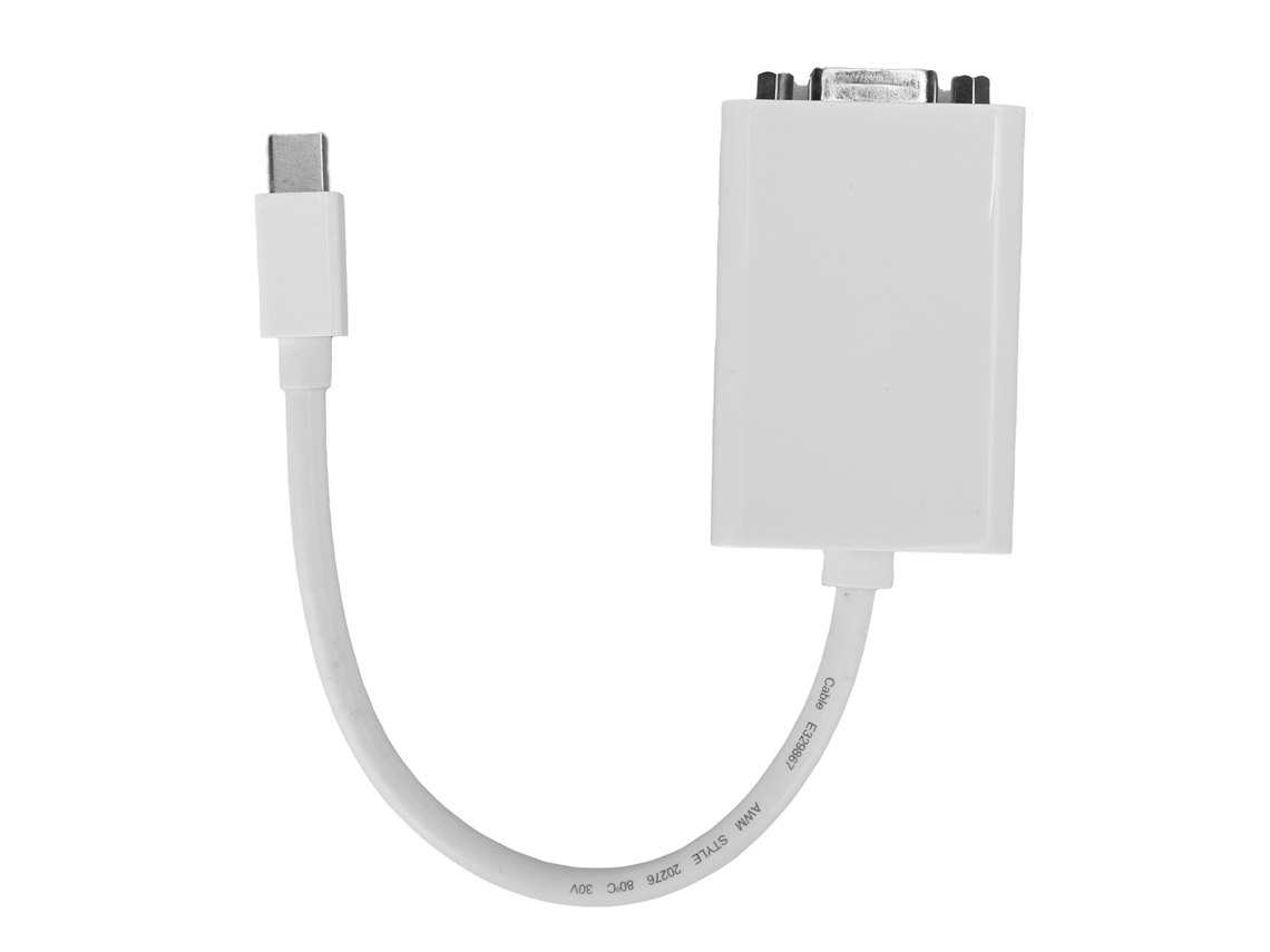 Adaptador Convertidor Mini Dp Macho A Vga Hembra Cavo 17cm Hd Para Macbook Lenovo X1 Computer
