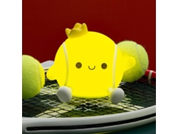 Lámpara de noche de tenis, lámpara LED blandita novedosa, luz de noche regulable de 2 niveles para habitación infantil (verde)