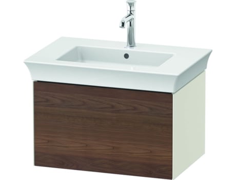 DURAVIT Tulip blanco, mueble de baño montado en la pared, ancho 684 x profundidad 458mm, con 1 extractor, con tecnología de punta, WT42410